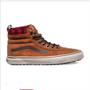 VANS High Top Red Plaid